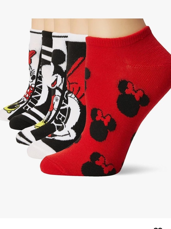 Shoes - Disney Women's Mickey Mouse 5 Pack No Show Socks